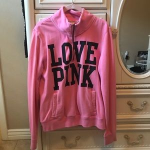 Victoria’s Secret Pink 1/4 zip sweatshirt